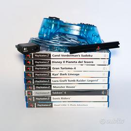 Lotto 8 Giochi PlayStation 2 + Accessori