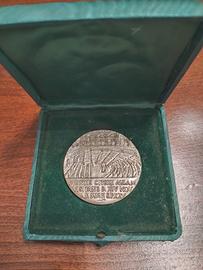 Rara medaglia commemorativa in argento 925 