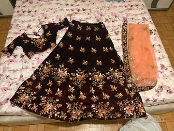 Lehenga choli con dupatta