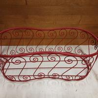 Cesta Fioriera In Ferro Lavorazione Semumanuale Cm