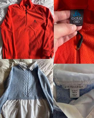 Sacco di vestiti da bambina 10–11 anni