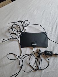 antenna TV da interno Qeel con amplificatore 