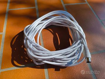 Prolunga 10 m in cavo coassiale per antenna TV