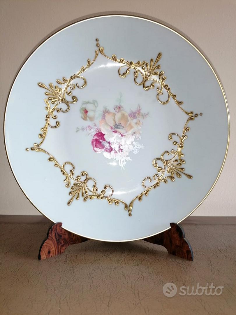 Piatto Decorativo Arcap Porcellana Limoges - Modello Turin Anais, 9x9 Cm - Foto 7