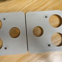 Supporti cornice STOP posteriori Citroen 2cv Nuovo