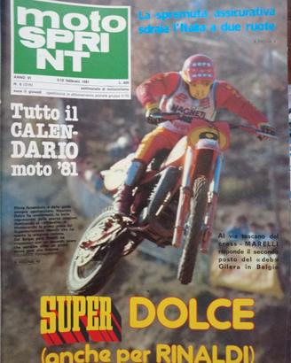 Rivista MOTOSPRINT numero 6 del 1981
