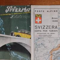 cartina svizzera anno 1936