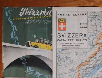 cartina svizzera anno 1936