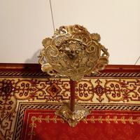 Antico posacenere a colonna (bronzo)