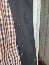 Gabardine AQUASCUTUM pregiato inglese taglia 17=XL