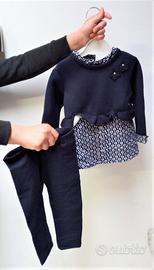 Completo nuovo Mayoral leggins + casacca 12 mesi