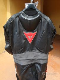tuta moto 56 dainese divisibile in pelle