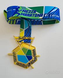 Medaglia Finisher Mezza Maratona Latina 21.097 km 