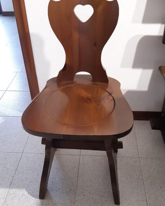 Sedie in arte povera