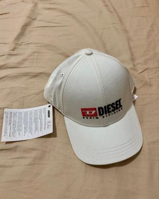 CAPPELLINO BASEBALL DIESEL ORIGINALE BIANCO – NUOV