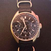 Bulova Lunar Pilot Chrono Moon Watch Nero 45mm.