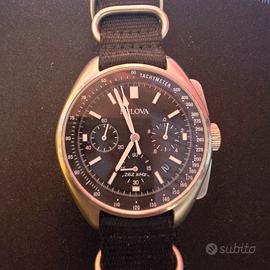 Bulova Lunar Pilot Chrono Moon Watch Nero 45mm.