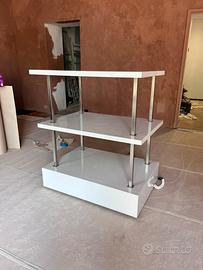 Espositore vetrina mobile ruote