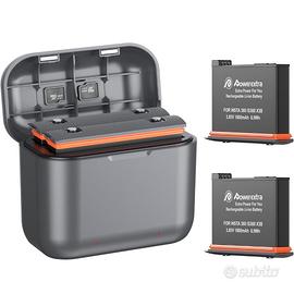 2 batterie e hub per insta 360 x3