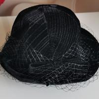 Cappello Vintage Donna con piccola veletta 