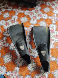 Pinne Cressi Sub Rondine X-Rubber Vintage 44-45