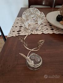 Rosa in cristallo da tavolo 