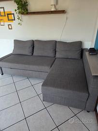 DIVANO LETTO ANGOLARE CON CONTENITORE