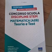 Libro concorso a cattedra A26 matematica