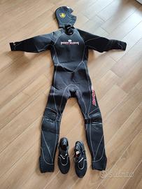 Completo Muta Sub Body Glove 5mm con Scarpette 