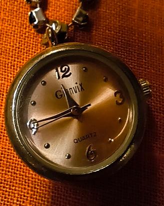 GianVix Orologio Da Taschino O Collanina Vintage Q