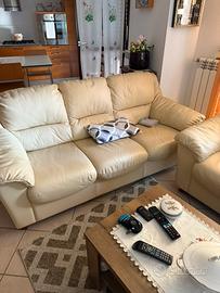Coppia divani in pelle