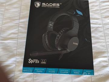 Cuffie Gaming Spirits con Microfono per PC console