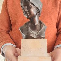 ANTICA SCULTURA BRONZO DE MARTINO