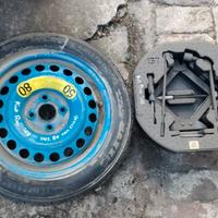 Ruotino di scorta R15 con crick Kia Rio 2018