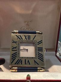 Cartier - orologio/ sveglia da scrivania