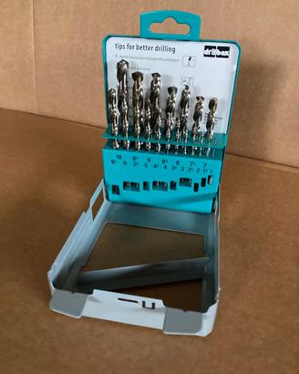 Serie 19 punte 1-10x0,5 rettificate HSS-G Nikron®