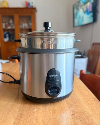 Cuociriso con vaporiera 2,2L