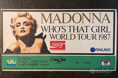 Madonna Ticket "Who's That Girl World Tour" 1987