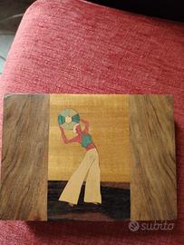 scatola intarsio legno