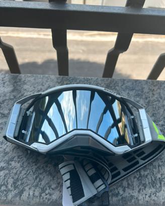 Maschera cross Scott Prospect nuova lente cromata