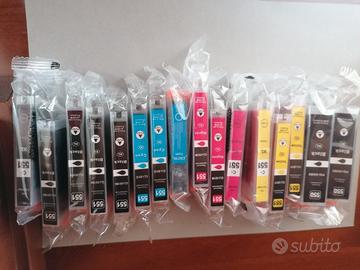set cartucce compatibili canon pixma 551