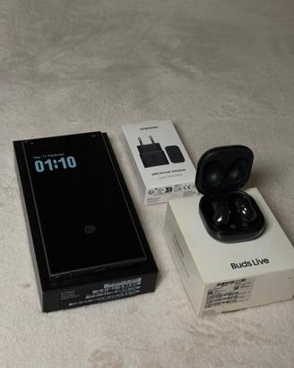 Bundle Samsung S24 Ultra, Charger e Buds Live