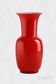 Vaso Opalino Venini Rosso