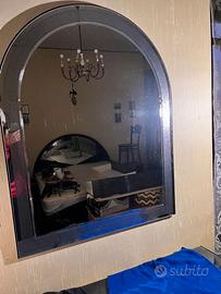 Grande specchio vintage ad arco