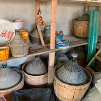 damigiane vino da 54 e 10 litri