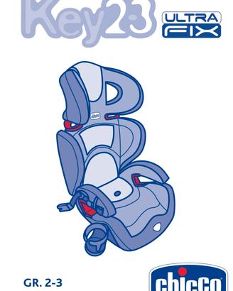 Seggiolino auto Chicco Key 2-3 3-12 anni, 15-36kg 
