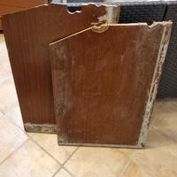 2 tavole in legno Iroko massello