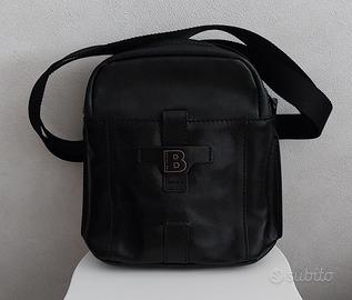 Borsello uomo in pelle nera The Bridge originale