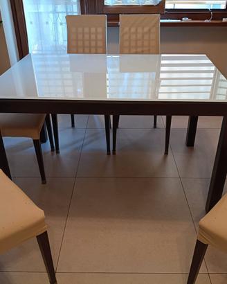 Tavolo con sedie Calligaris 8 posti ottim stato