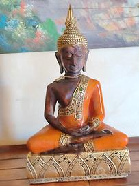 statua legno Buddha 